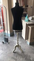 Mannequin - buste in zwarte stof en frigoliet, Ophalen, Zo goed als nieuw, Paspop