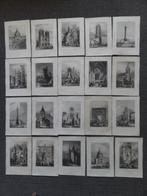 20 staalgravures , Vues de Paris, ca 1840, Verzenden