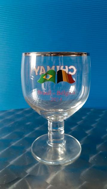 Verre Chimay 33cl brasil belgica 2014 beschikbaar voor biedingen