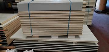 Sandwichpanelen 60mm PIR RAL9002 beide zijden foodsafe 150my, Isolation de sol, Enlèvement, Mousse rigide (PIR), 4 à 8 cm