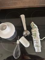 Staafmixer set met hakmolen & garde, Elektronische apparatuur, Minder dan 1 liter, Ophalen, Zo goed als nieuw, 2 snelheden