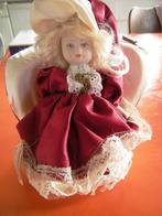 Poupée de porcelaine italienne, Ophalen of Verzenden, Nieuw, Pop