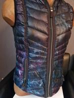 Lichte Vogele Bodywarmer M paars met blauw zwart, Kleding | Dames, Bodywarmers, Ophalen of Verzenden, Zo goed als nieuw, Blauw