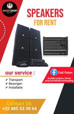 Te huur muziek installatie dynacord, Audio, Tv en Foto, Luidsprekerboxen, Ophalen, Gebruikt, Center speaker