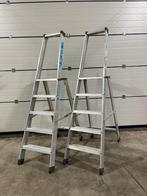Zarges Z500 uitzettrap/trap met platform enkelzijdig 5-treed, Ophalen, Gebruikt, Overige typen
