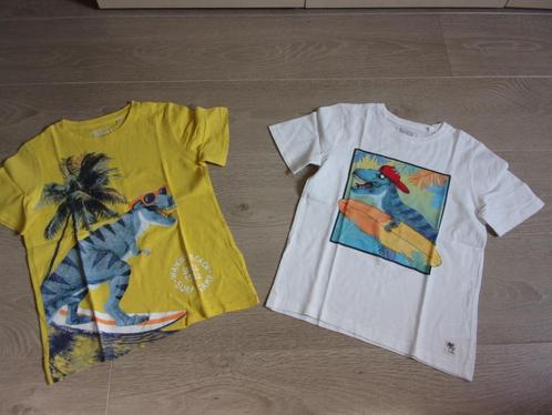 2 jongens t - shirts. Maat 140 (NIEUWSTAAT), Kinderen en Baby's, Kinderkleding | Maat 140, Zo goed als nieuw, Jongen, Shirt of Longsleeve