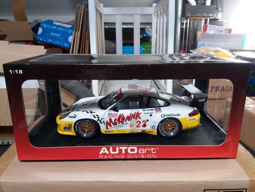 Autoart 1/18 Porsche 911 996 GT3 R Sebring NOOIT UITGESTALD, Hobby en Vrije tijd, Modelauto's | 1:18, Zo goed als nieuw, Auto