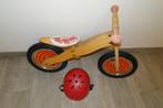 houten loopfiets en fietshelm, Kinderen en Baby's, Gebruikt, Ophalen of Verzenden, Loopfiets