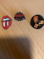 Lot van 3 retro Pins van The Rolling Stones, Ophalen of Verzenden, Zo goed als nieuw