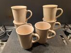 Tassen ecru - 6 stuks, Enlèvement ou Envoi, Comme neuf, Uni, Tasse(s) et/ou soucoupe(s)