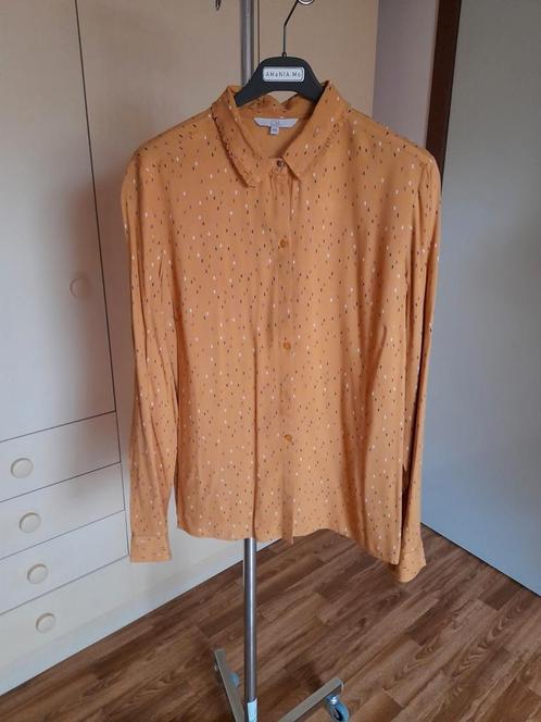 Blouse avec un joli imprimé., Vêtements | Femmes, Blouses & Tuniques, Neuf, Taille 38/40 (M), Jaune, Enlèvement ou Envoi