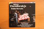 2 LP Plaat Vinyl CANTO GENERAL Mikis Theodorakis, Enlèvement, Utilisé