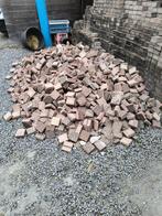 GRATIS : Klinkers - rood/grijs, Ophalen, Gebruikt, Klinkers, 10 m² of meer
