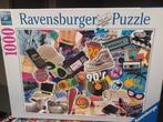 Puzzle 1000 pièces, thème années 90, Ophalen, 500 t/m 1500 stukjes, Zo goed als nieuw, Legpuzzel