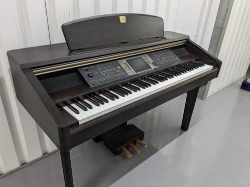 Grand Piano Numérique Yamaha Clavinova CVP 207, Muziek en Instrumenten, Piano's, Gebruikt, Piano, Bruin, Digitaal, Ophalen