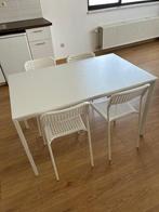 keukentafel+4 stoelen, Ophalen, 100 tot 150 cm, Nieuw, 50 tot 100 cm