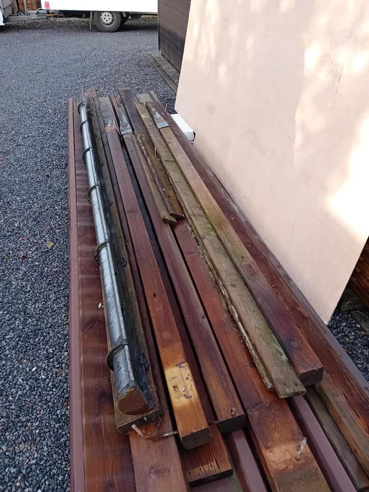 houten carport, Tuin en Terras, Overkappingen, Gebruikt, Carport, Ophalen