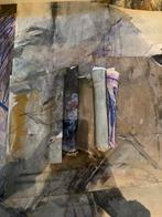 Abstract kunstwerkje gesigneerd 40x50 vm op karton, Antiek en Kunst, Kunst | Schilderijen | Klassiek, Ophalen