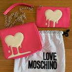Love Moschino, Handtassen en Accessoires, Tassen | Damestassen, Ophalen of Verzenden, Nieuw, Roze, Schoudertasje