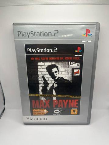 Max Payne Platinum PS2 Game - PlayStation 2 Cib Pal VGC