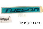 Hyundai Tucson (1/21-) embleem tekst 'Tucson' achter Origine, Auto-onderdelen, Nieuw, Ophalen of Verzenden, Hyundai