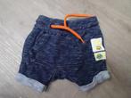 Blauwe short Orchestra - Maat 54 - 1 maand, Kinderen en Baby's, Babykleding | Maat 50, Broekje, Jongetje of Meisje, Ophalen of Verzenden