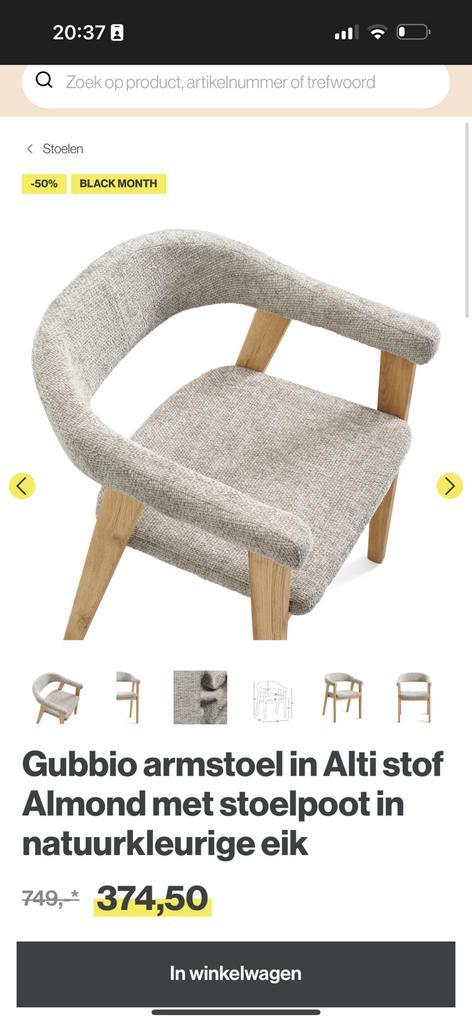 Eettafel stoelen te koop 6 stuks zgn, Huis en Inrichting, Tafels | Eettafels, Zo goed als nieuw, Ophalen