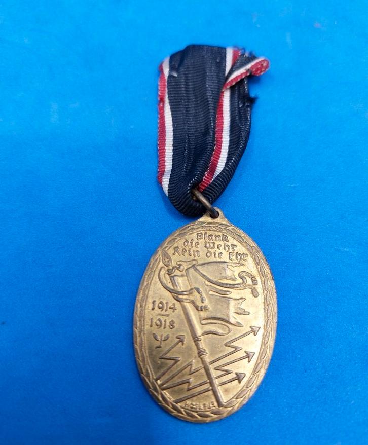 Duitse WO1 Kyffhäuserbund Herdenkingsmedaille 1914-1918., Verzamelen, Militaria | Algemeen, Ophalen of Verzenden