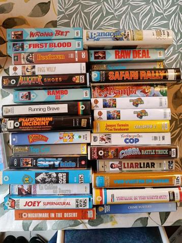 Videocassettes films  beschikbaar voor biedingen