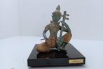 verguld brons Boeddha beeld (2), Ophalen of Verzenden, Brons