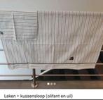 Laken + bijhorende kussensloop (135x95cm), Kinderen en Baby's, Kinderkamer | Beddengoed, Ophalen of Verzenden, Zo goed als nieuw