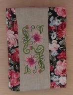Stoffen hoes met bloemenprint voor boek of dagboek, Boeken, Ophalen of Verzenden, Nieuw