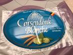 Corsendonk bier blanche reclamebord metaal, Verzamelen, Ophalen of Verzenden, Nieuw, Reclamebord