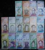 Kavel Bankbiljetten 2-20000 BOLIVARES VENEZUELA UNC2016-202, Postzegels en Munten, Setje, Ophalen of Verzenden, Overige landen