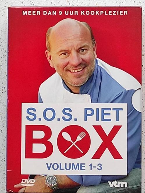 S.O.S. PIET BOX volume 1-3 > eerste uitgave ooit met 3 DVD's, Livres, Livres de cuisine, Neuf, Enlèvement ou Envoi