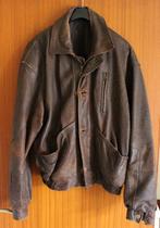 veste courte en cuir pour homme L - XL, Brun, Porté, Enlèvement ou Envoi, Taille 52/54 (L)