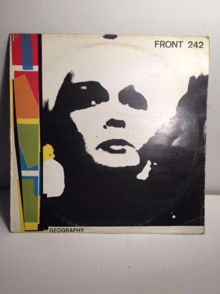 LP - Front 242 - Geography First Edition ( Vinyl ), Cd's en Dvd's, Vinyl | Rock, Zo goed als nieuw, Alternative, 12 inch, Ophalen of Verzenden