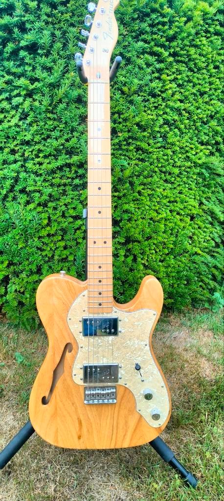 : Fender '72 Thinline Telecaster – Made in Mexico, Muziek en Instrumenten, Snaarinstrumenten | Gitaren | Elektrisch, Zo goed als nieuw