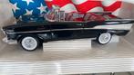 Collector's edition ERTL 1:18 Chevy Bel air 1957 nikkel, Nieuw, ERTL, Auto