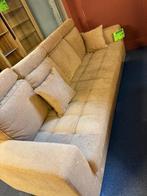 Nieuwe salon: 4-zit inclusief poef & 4x kopsteun, Huis en Inrichting, Ophalen, 250 tot 300 cm, 75 tot 100 cm, Zo goed als nieuw