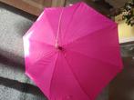 Roze paraplu met openingsknop, Ophalen, Nieuw, Roze