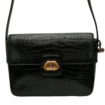 Handtas Delvaux in groene croco. Ook Louis Vuitton te koop. beschikbaar voor biedingen
