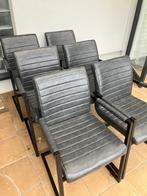 Set van 6 stoelen, industriële look, Ophalen, Infustriël, Gebruikt, Metaal
