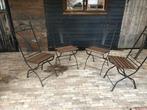 Robuuste bistro stoelen €29/st., Tuin en Terras, Tuinstoelen, Overige materialen, Inklapbaar, Gebruikt, Ophalen