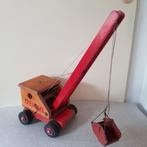 Demag houten hijskraan met grijper in blik, Kinderen en Baby's, Ophalen