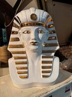 Grote vintage keramische farao buste – jaren 70, Antiek en Kunst, Ophalen
