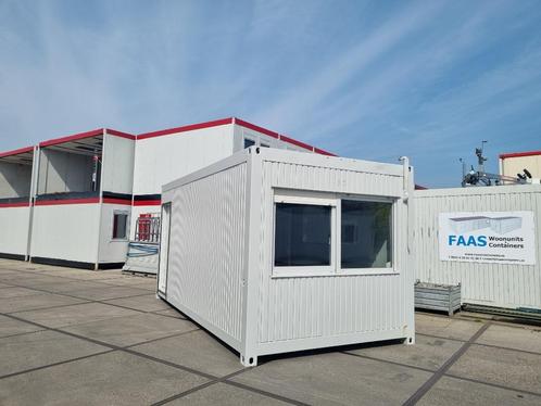 Degelijke Stalen Bureelcontainer 6x3 Rolluiken, Articles professionnels, Machines & Construction | Abris de chantier & Conteneurs