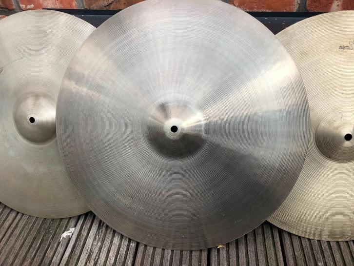 Vintage Cymbalen Meinl Romen Mark 70, Muziek en Instrumenten, Drumstellen en Slagwerk, Gebruikt, Overige merken, Ophalen