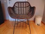 rieten stoelen, Huis en Inrichting, Stoelen, Ophalen, Twee, Bruin, Riet of Rotan