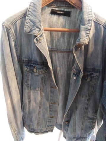 2 jeans jassen ESPRIT - FOREVER 21 - maat M/L  beschikbaar voor biedingen